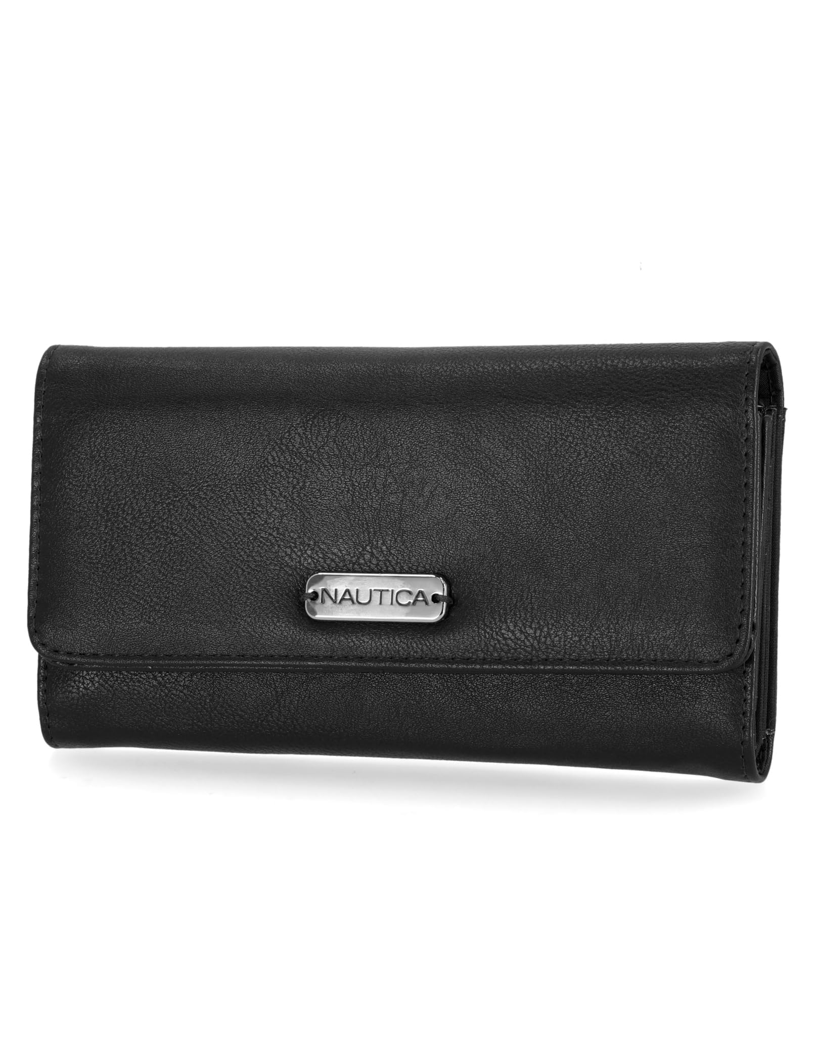 Foto 2 pulgar | Monedero Nautica Money Manager Rfid Slim Para Mujer, Negro - Venta Internacional.