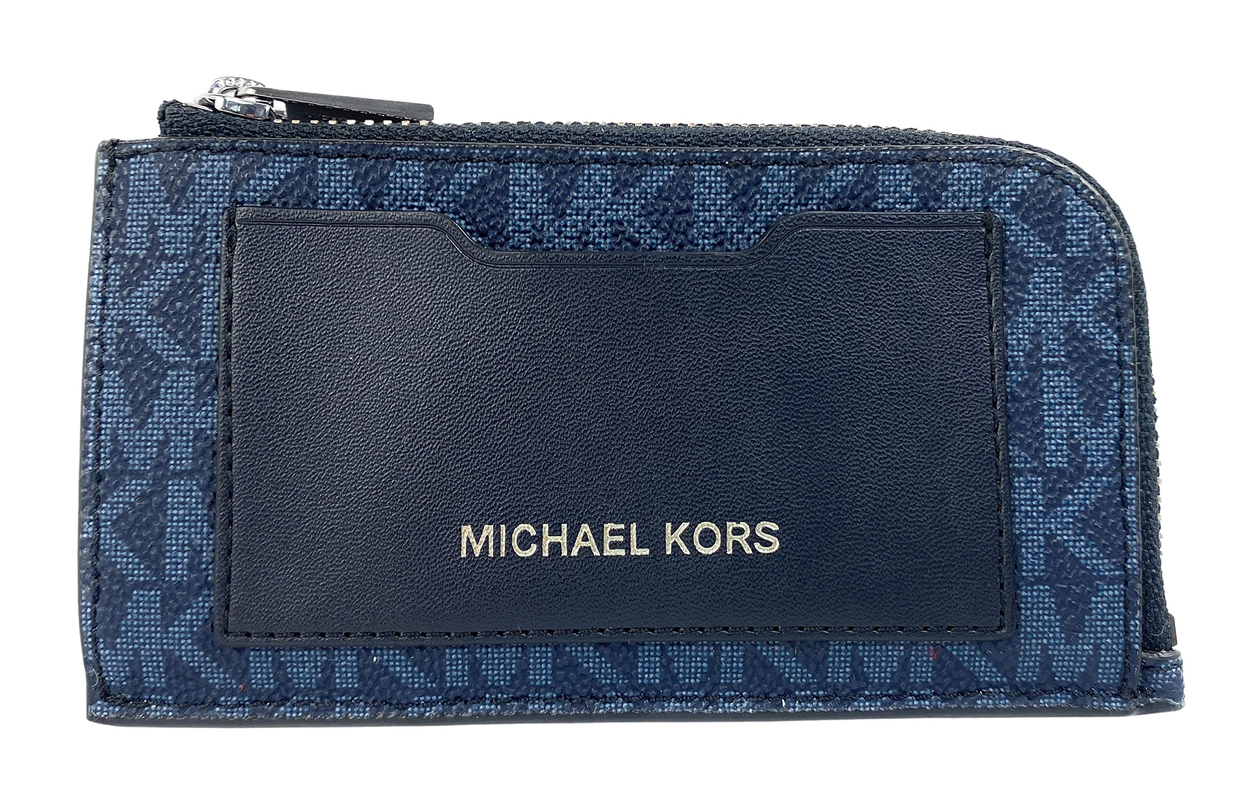 Foto 2 pulgar | Cartera Michael Kors L Zip Admiral/ Azul Pálido - Venta Internacional.