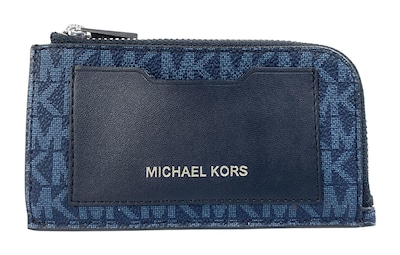 Foto 1 | Cartera Michael Kors L Zip Admiral/ Azul Pálido - Venta Internacional.