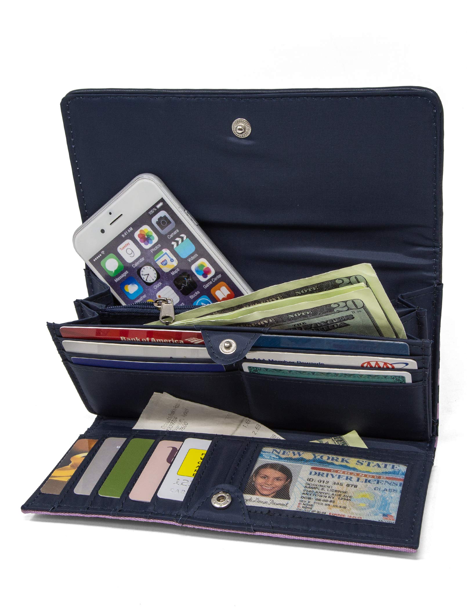Foto 5 pulgar | Wallet Nautica Carry-all El Bloqueo Rfid Perfecto Para Llevar Todo - Venta Internacional.