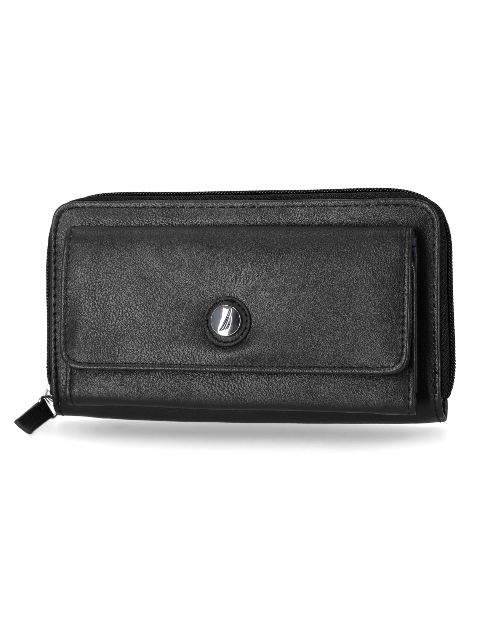 Foto 2 pulgar | Cartera Nautica Bulk Cargo De Piel Vegana Rfid Para Mujer, Color Negro - Venta Internacional.