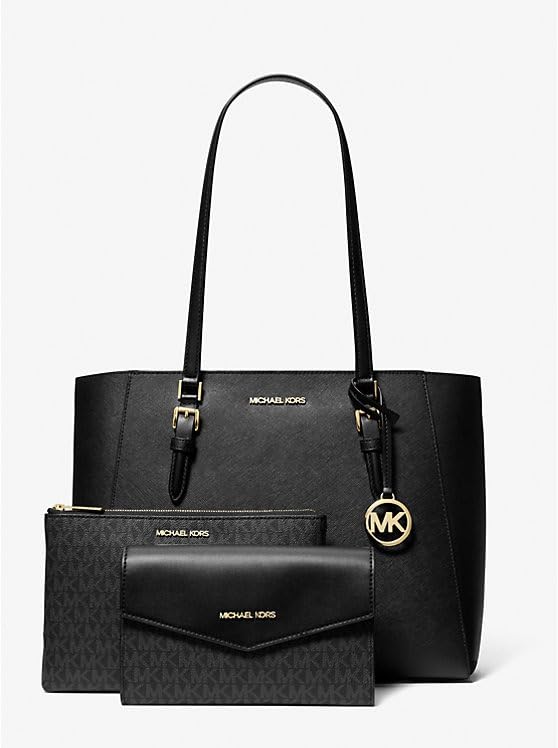 Foto 5 pulgar | Bolso De Mano Michael Kors Charlotte, Tamaño Grande, 3 En 1, Con El Logotipo Exclusivo - Venta Internacional.