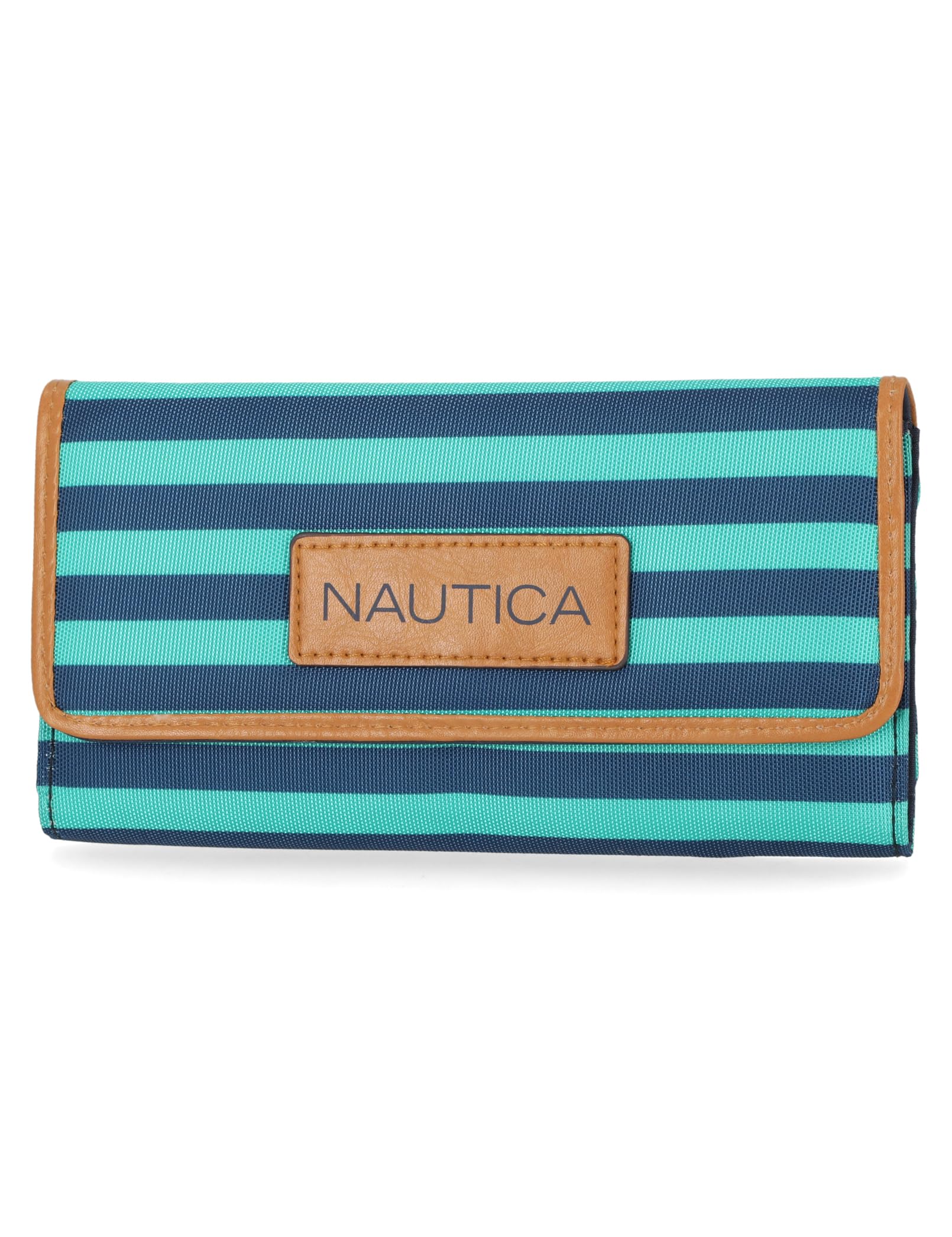 Foto 2 pulgar | Wallet Nautica Carry-all The Perfect Carry All Rfid Green - Venta Internacional.