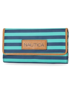 Foto 1 | Wallet Nautica Carry-all The Perfect Carry All Rfid Green - Venta Internacional.