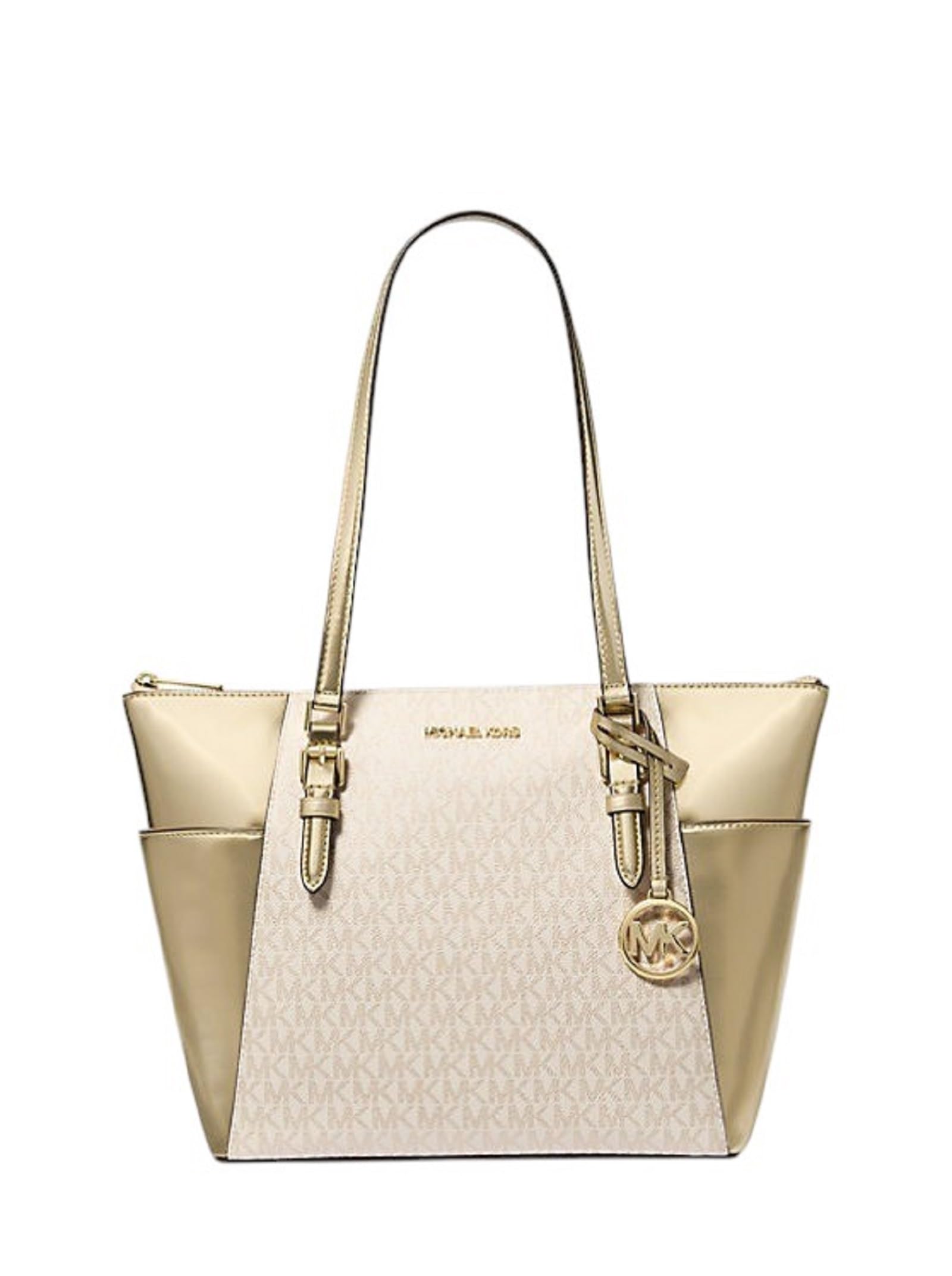 Foto 2 pulgar | Bolso Michael Kors Charlotte Large De Piel Saffiano - Venta Internacional.