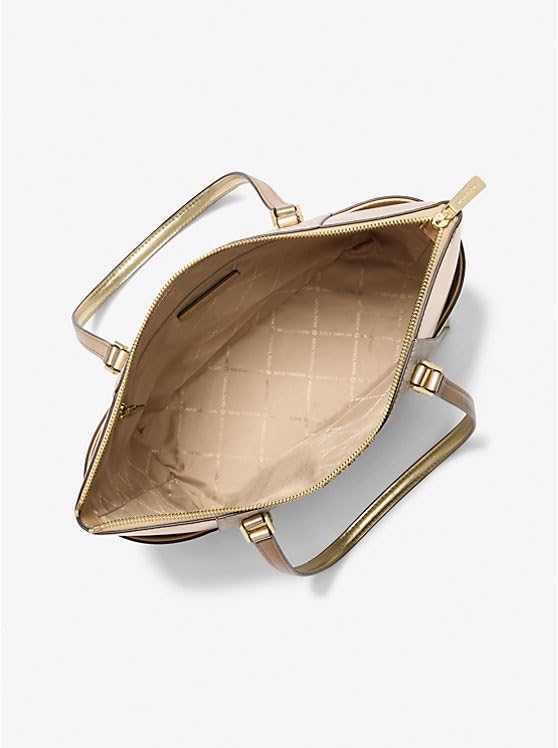 Foto 3 pulgar | Bolso Michael Kors Charlotte Large De Piel Saffiano - Venta Internacional.