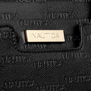 Foto 3 | Bolso Nautica Sandy Jr. Bolso Top Handel De Cuero Vegano Negro - Venta Internacional.