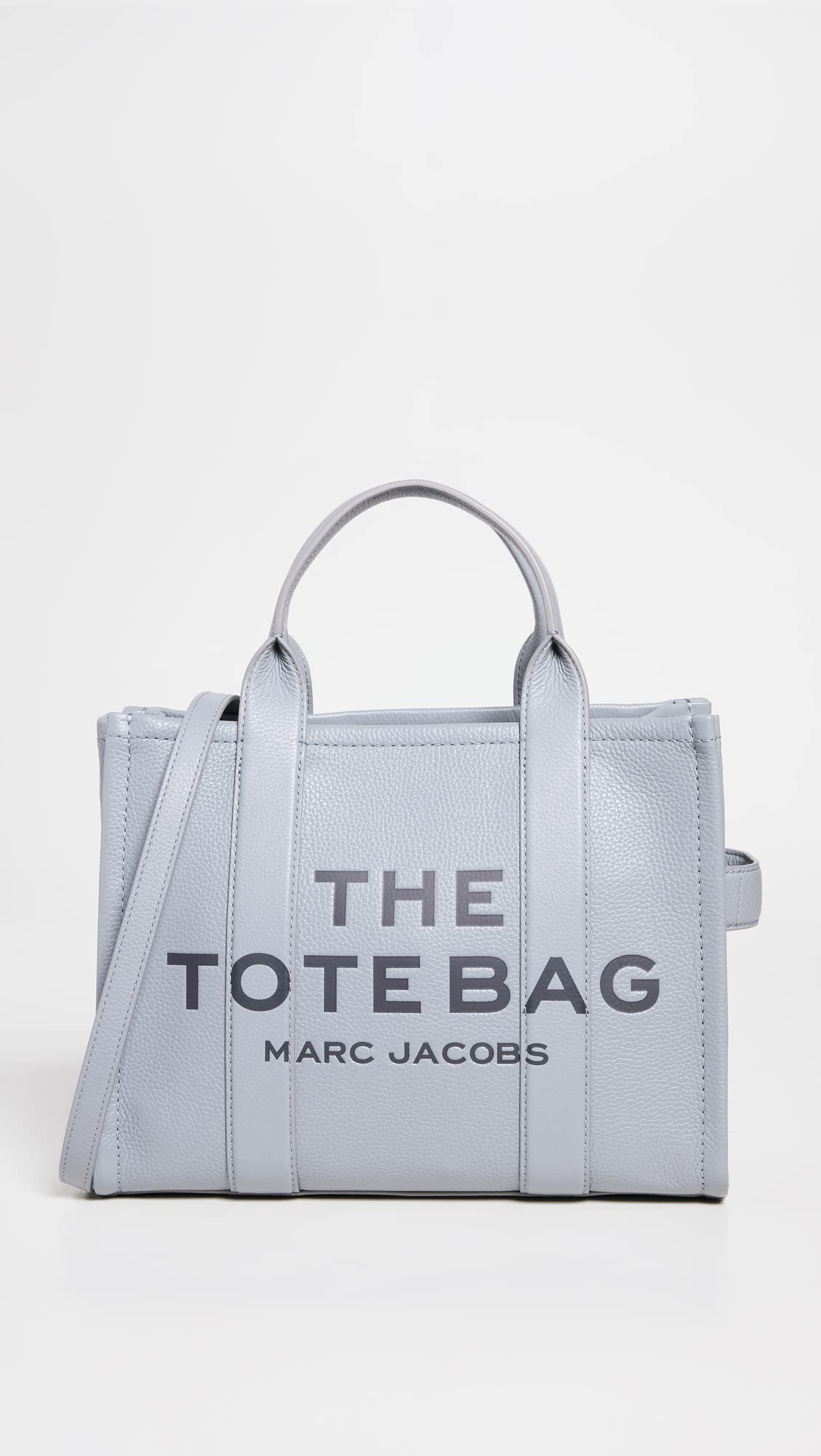 Foto 3 pulgar | Bolso Marc Jacobs The Leather Medium Wolf Grey - Venta Internacional.