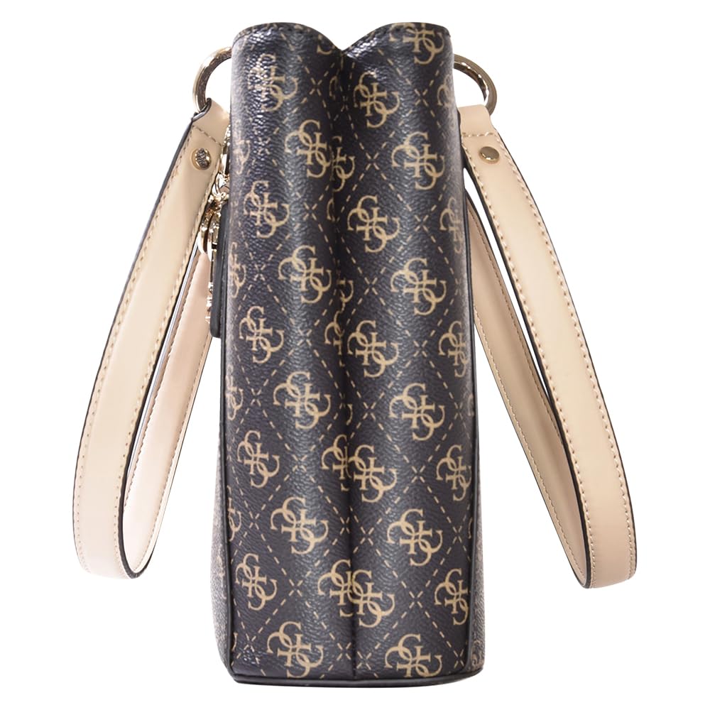 Foto 3 pulgar | Bolso De Mano Guess Noelle Small Noel Brown Logo Para Mujer - Venta Internacional.