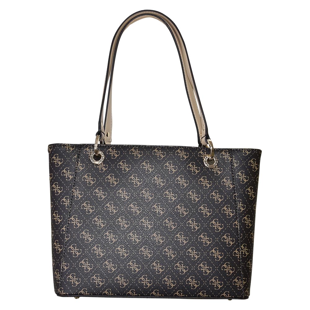 Foto 4 pulgar | Bolso De Mano Guess Noelle Small Noel Brown Logo Para Mujer - Venta Internacional.