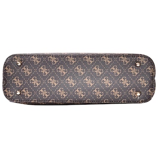 Foto 4 | Bolso De Mano Guess Noelle Small Noel Brown Logo Para Mujer - Venta Internacional.