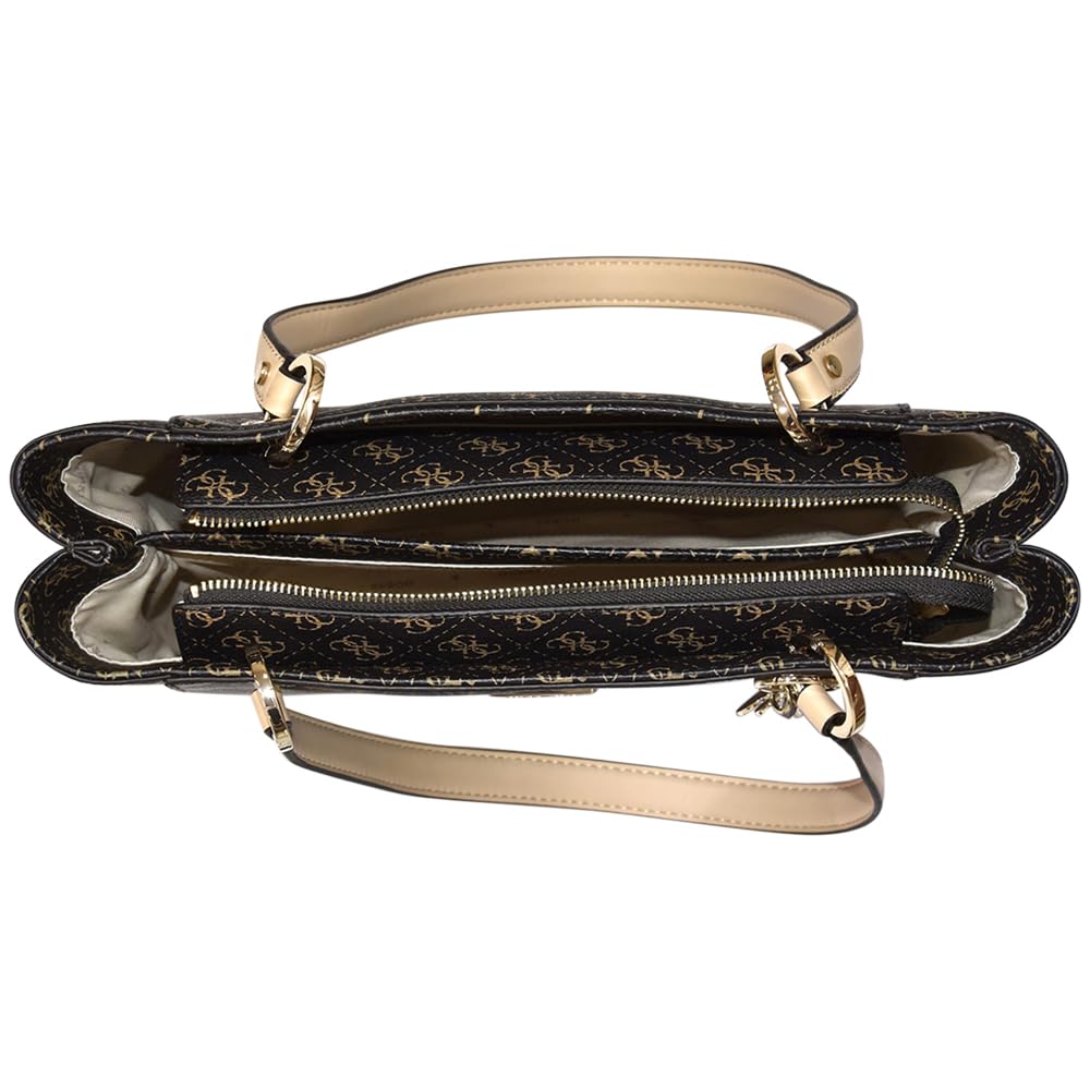 Foto 6 pulgar | Bolso De Mano Guess Noelle Small Noel Brown Logo Para Mujer - Venta Internacional.