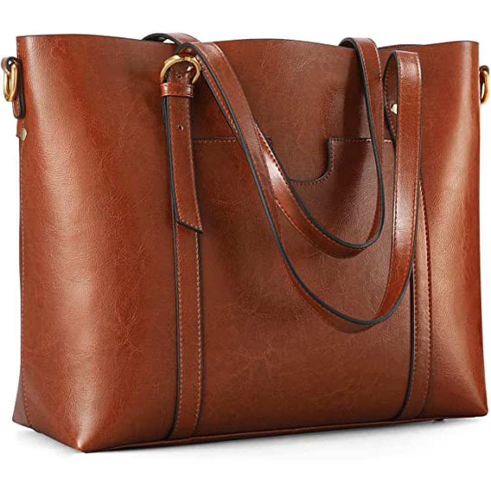 Foto 2 pulgar | Bolso Kattee De Piel Auténtica Vintage De Gran Capacidad - Venta Internacional.