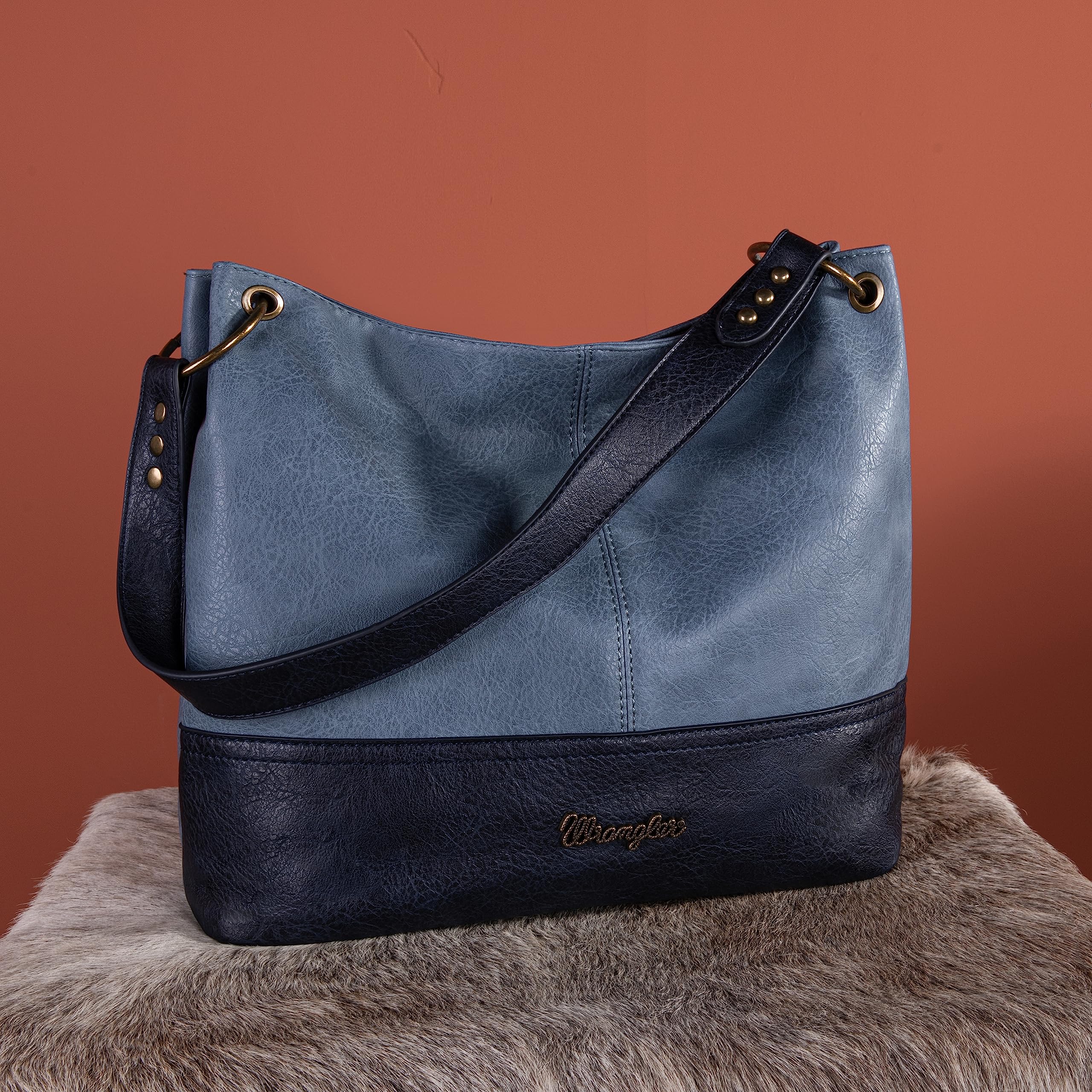 Foto 4 pulgar | Bolso Hobo Montana West Wrangler Wg20-918jn De Cuero Vegano - Venta Internacional.