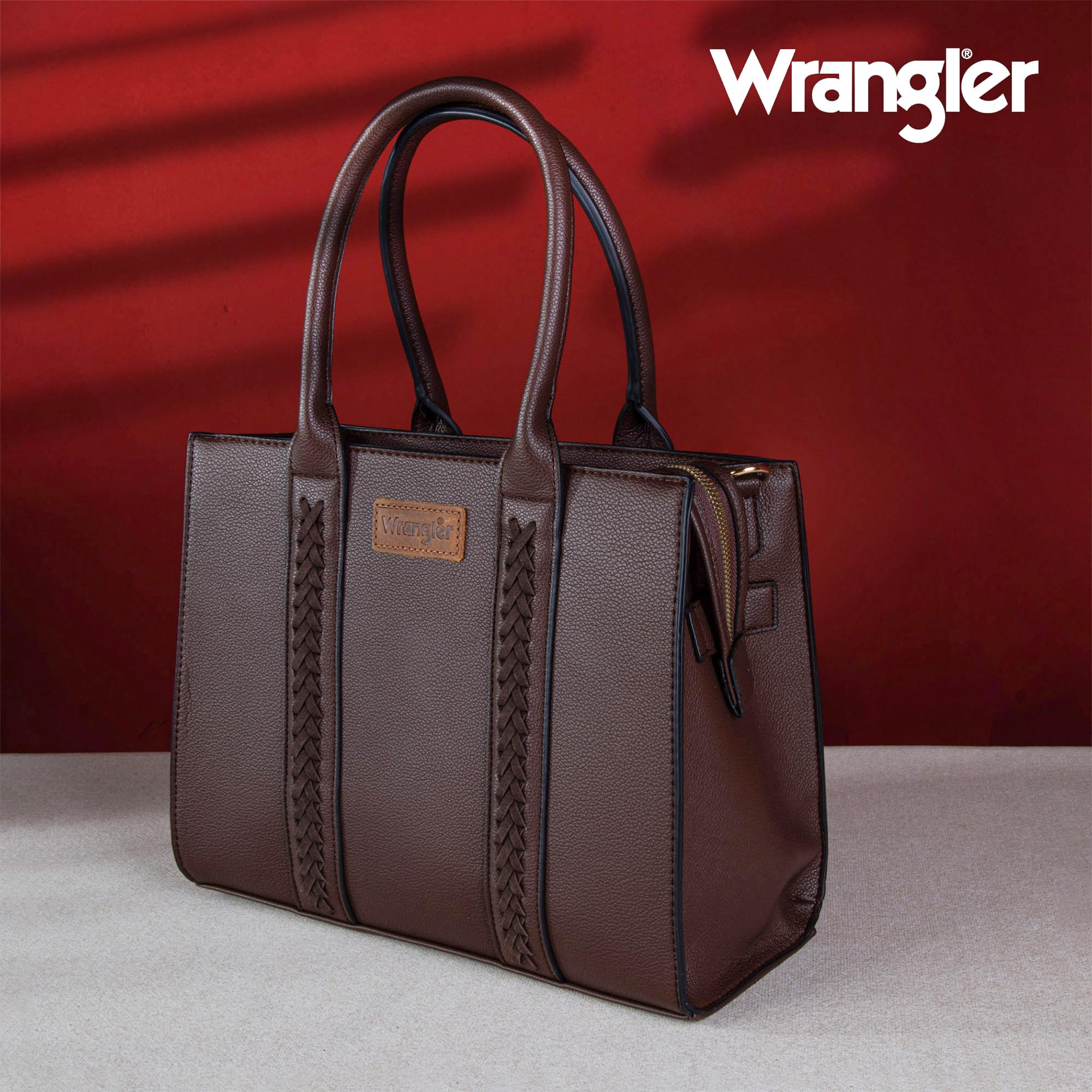 Foto 4 pulgar | Bolso De Mano Wrangler Wg3-8321cf Café Con Correa Cruzada - Venta Internacional.