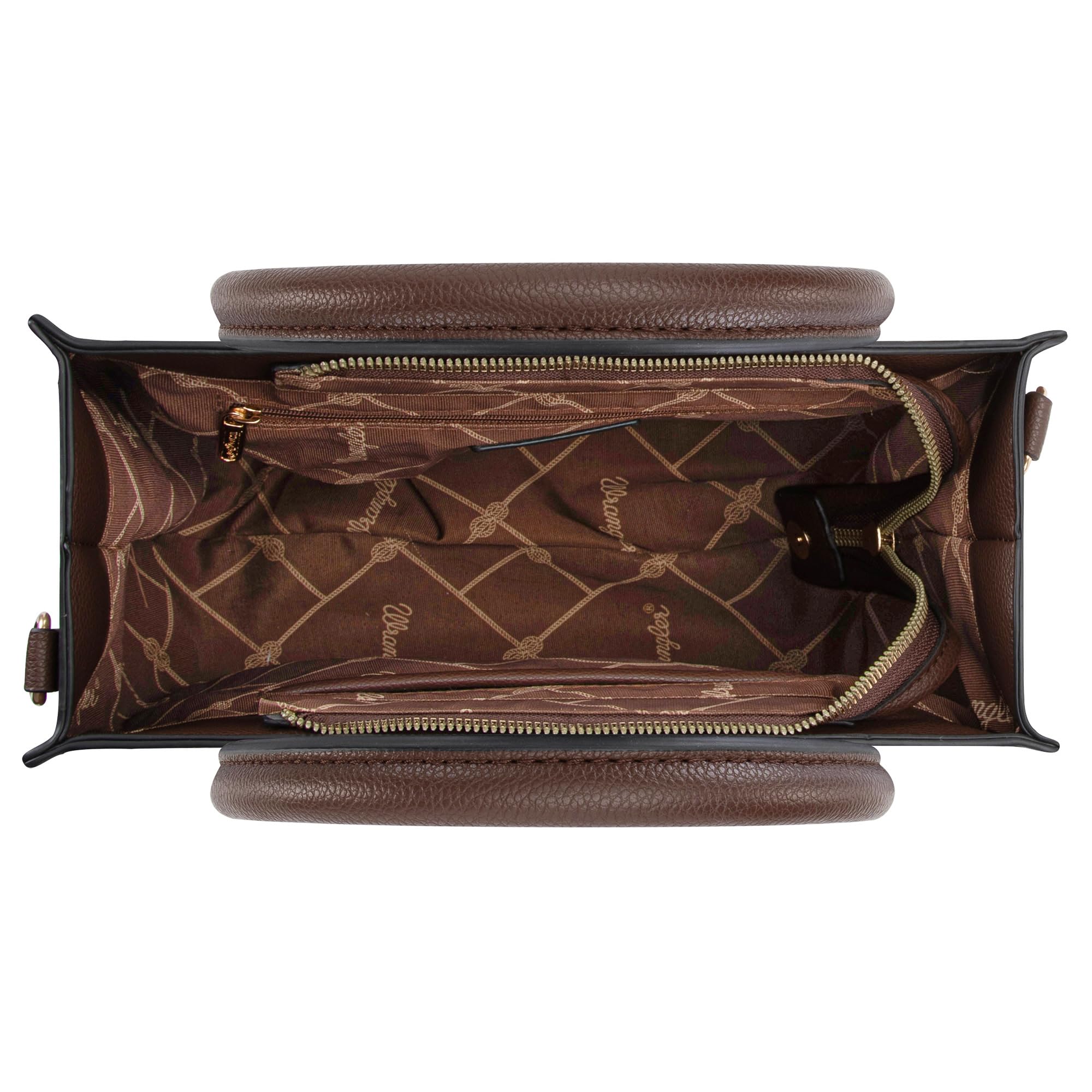 Foto 5 | Bolso De Mano Wrangler Wg3-8321cf Café Con Correa Cruzada - Venta Internacional.