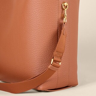 Foto 3 | Bolso De Mano Amazon Essentials De Piel Sintética De Color Canela Suave Para Mujer - Venta Internacional.