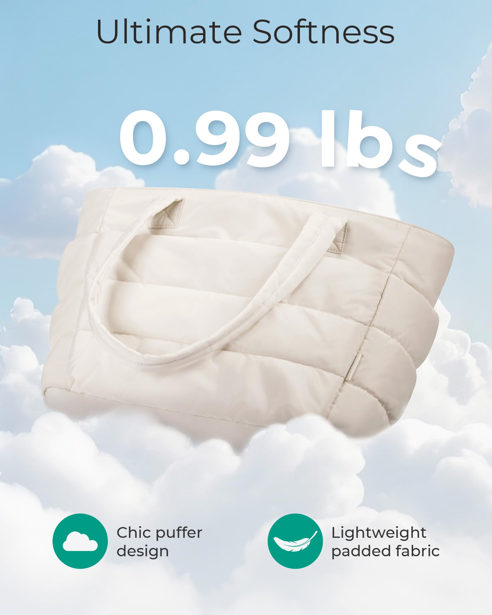 Foto 5 pulgar | Bolsa De Mano Bagsmart, Ligera Y Acolchada Para Mujer, 20 Litros De Capacidad - Venta Internacional.