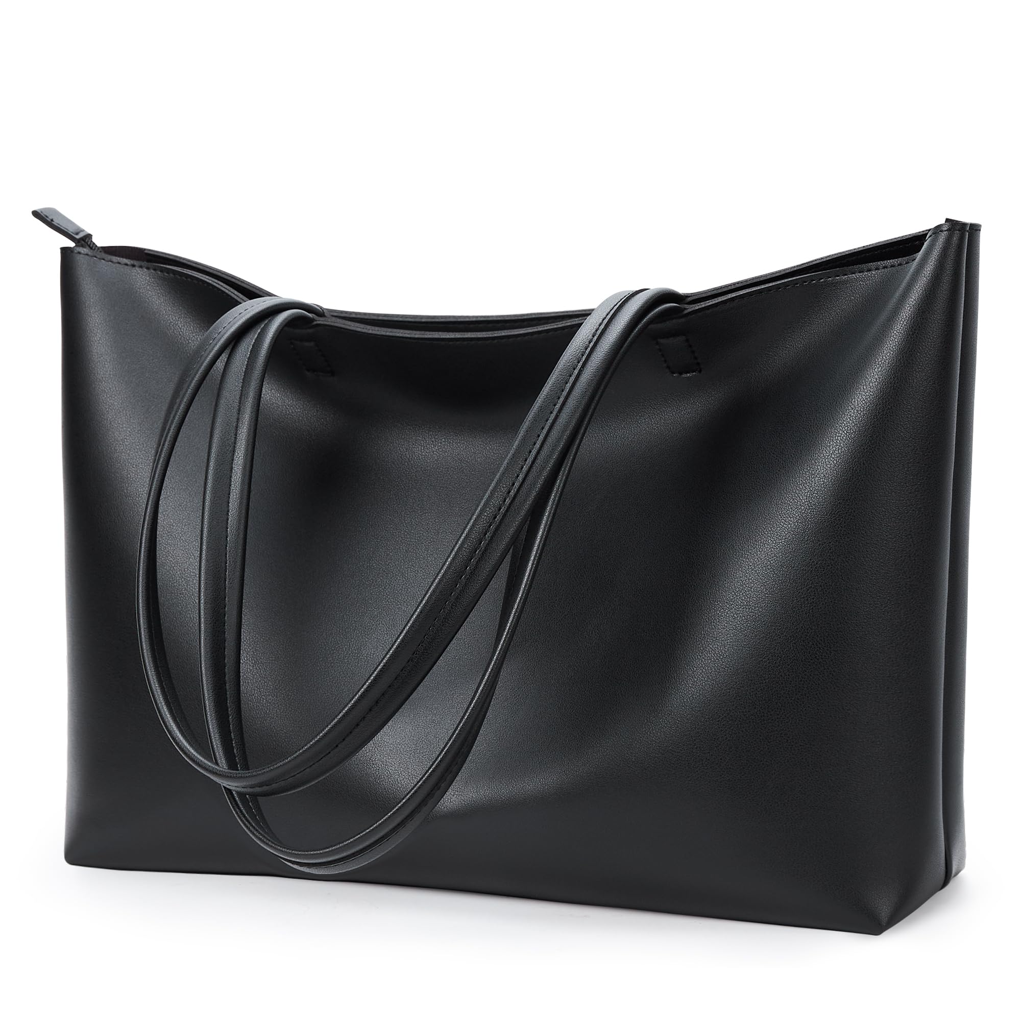 Foto 2 pulgar | Bolso Kalidi De Piel Sintética Para Mujer Con Cremallera Negro - Venta Internacional.