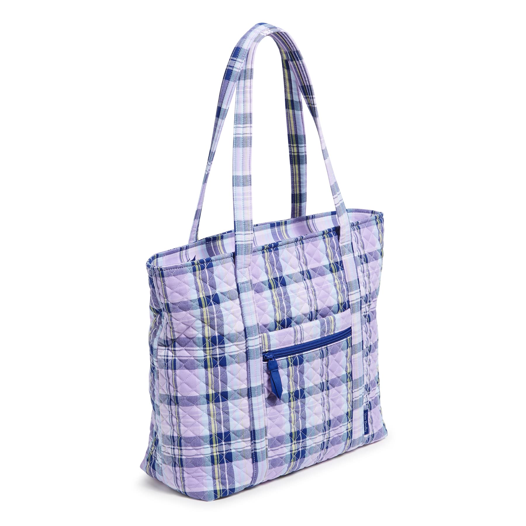 Foto 3 pulgar | Bolso De Tela Vera Bradley De Algodón Vera Amethyst Plaid Para Mujer - Venta Internacional.