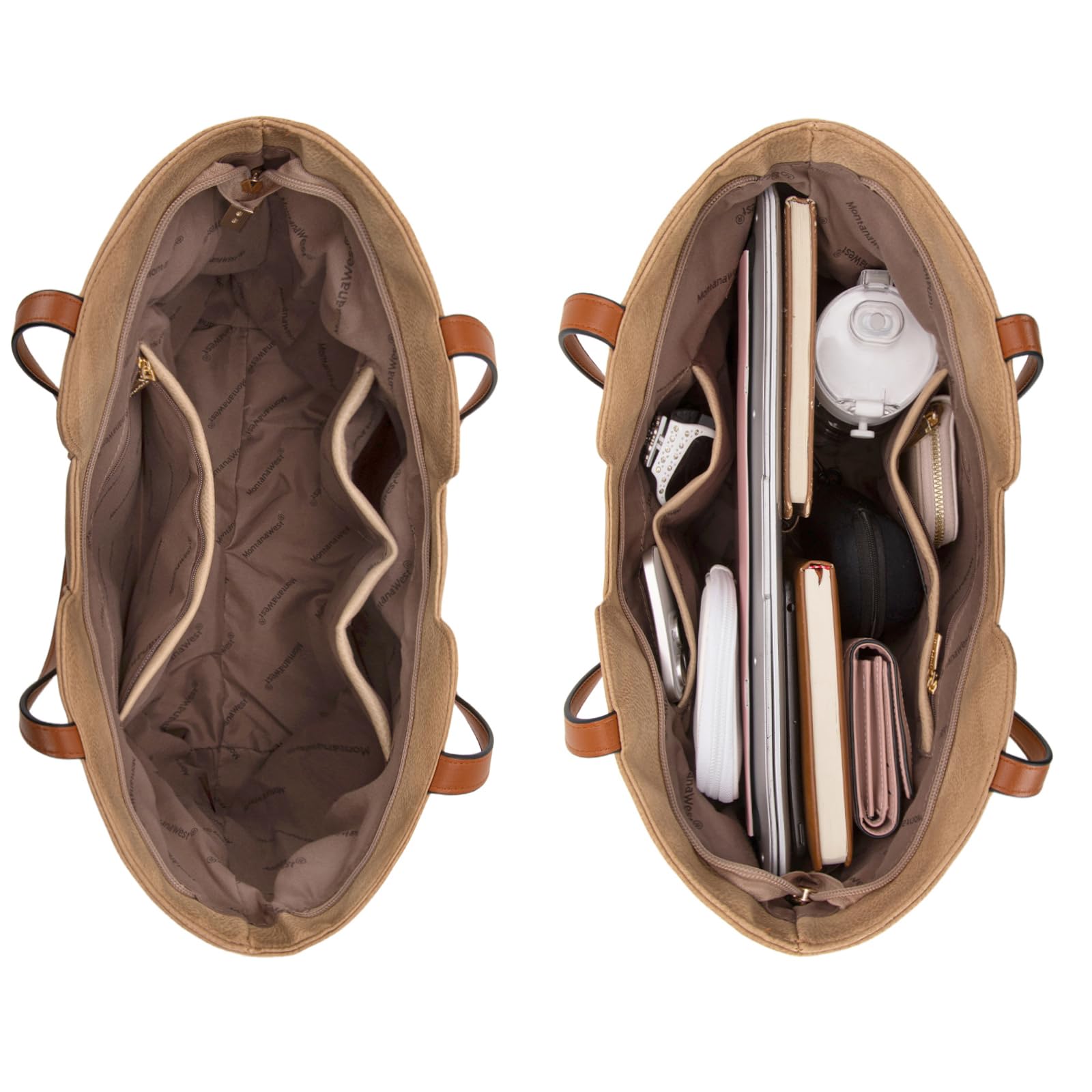 Foto 5 pulgar | Bolso De Mano Montana West Mwc-118kh De Cuero Vegano Para Mujer - Venta Internacional.