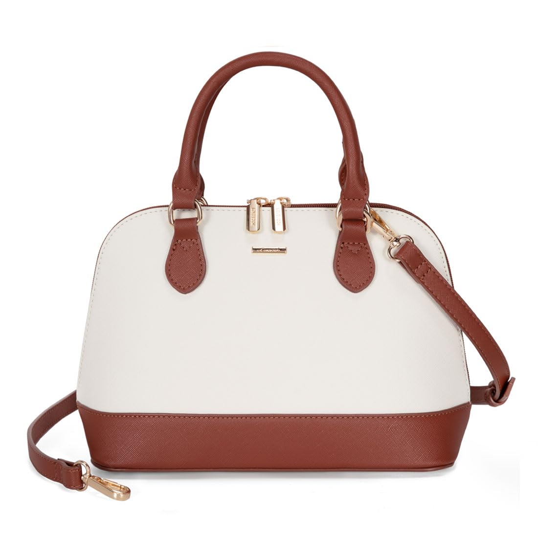 Foto 2 pulgar | Bandolera Lovevook Classic Dome Satchel Beige-marrón - Venta Internacional.