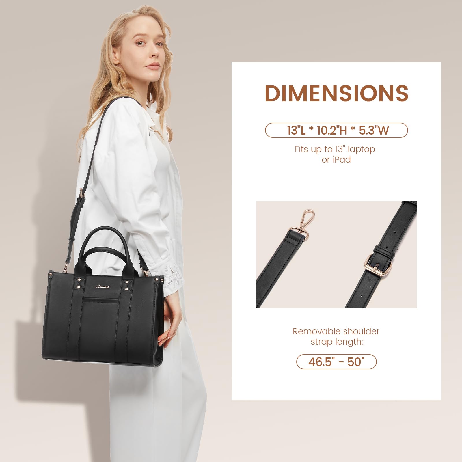 Foto 3 pulgar | Bolso Lovevook Monedero Para Mujer De Piel Negro - Venta Internacional.