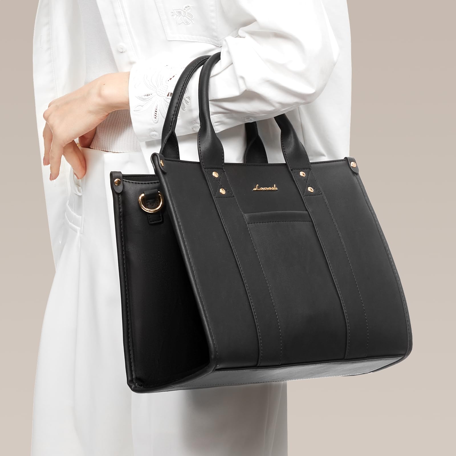 Foto 8 pulgar | Bolso Lovevook Monedero Para Mujer De Piel Negro - Venta Internacional.