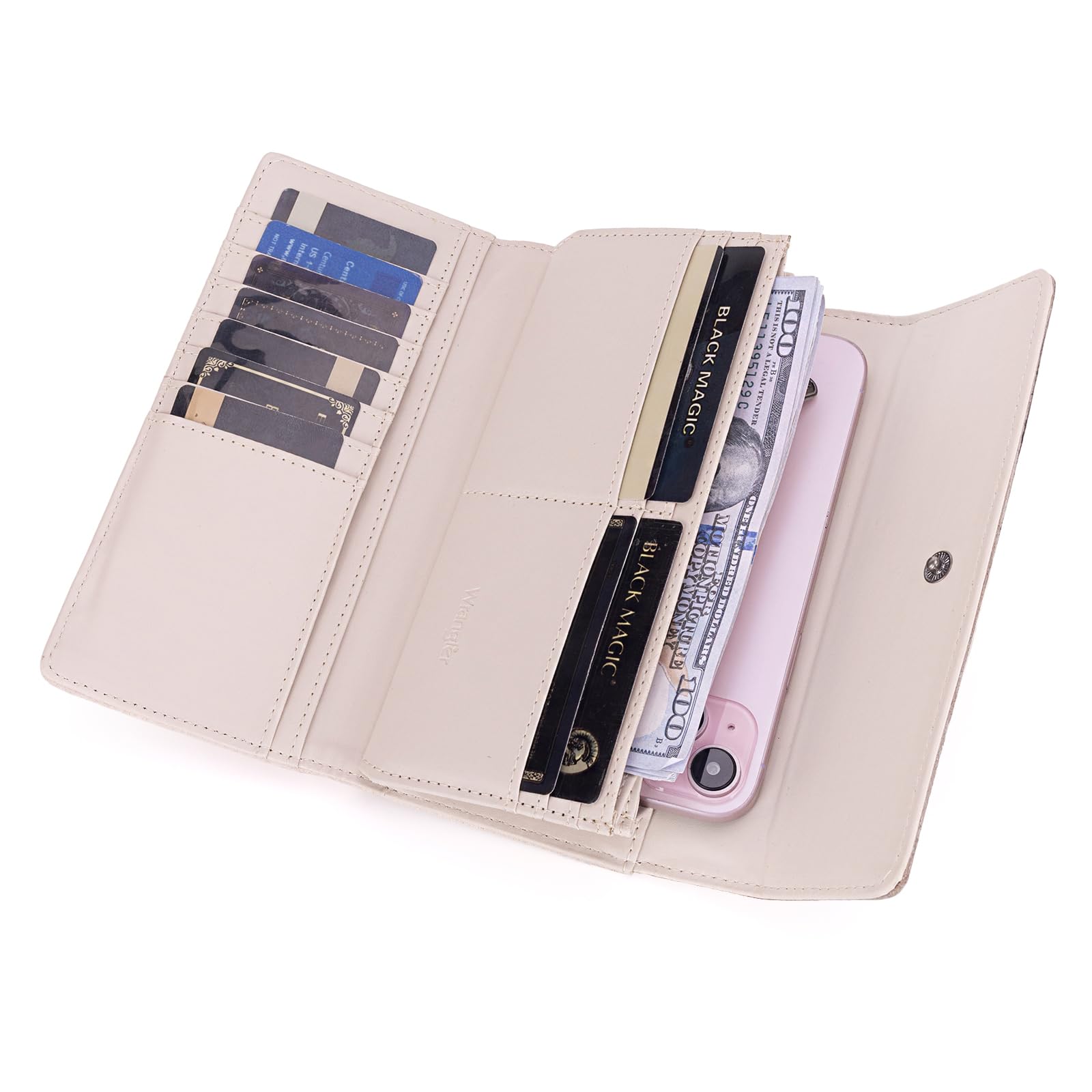 Foto 6 pulgar | Pulsera Wallet Montana West Wrangler Para Teléfono, Color Beige, Wg196-w056bg - Venta Internacional.