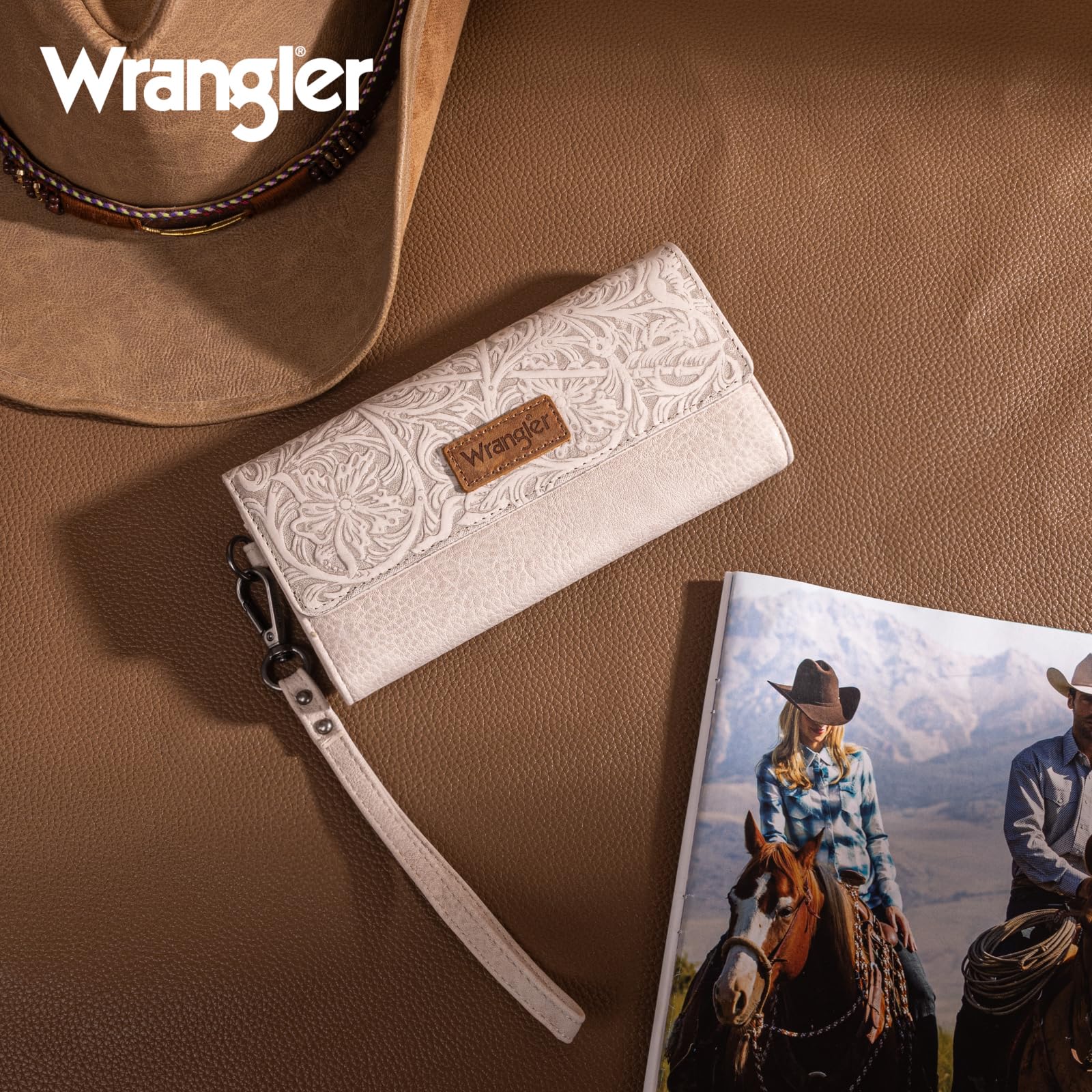 Foto 7 pulgar | Pulsera Wallet Montana West Wrangler Para Teléfono, Color Beige, Wg196-w056bg - Venta Internacional.