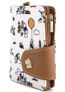 Foto 2 | Cartera De Pulsera Loungefly Disney Con Diseño De Winnie The Pooh, Lona - Venta Internacional.