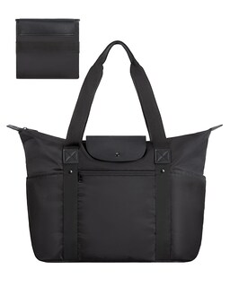 Foto 1 | Bolsa De Mano Bagsmart, Plegable, Con Compartimentos Y Cierre, Color Negro - Venta Internacional.