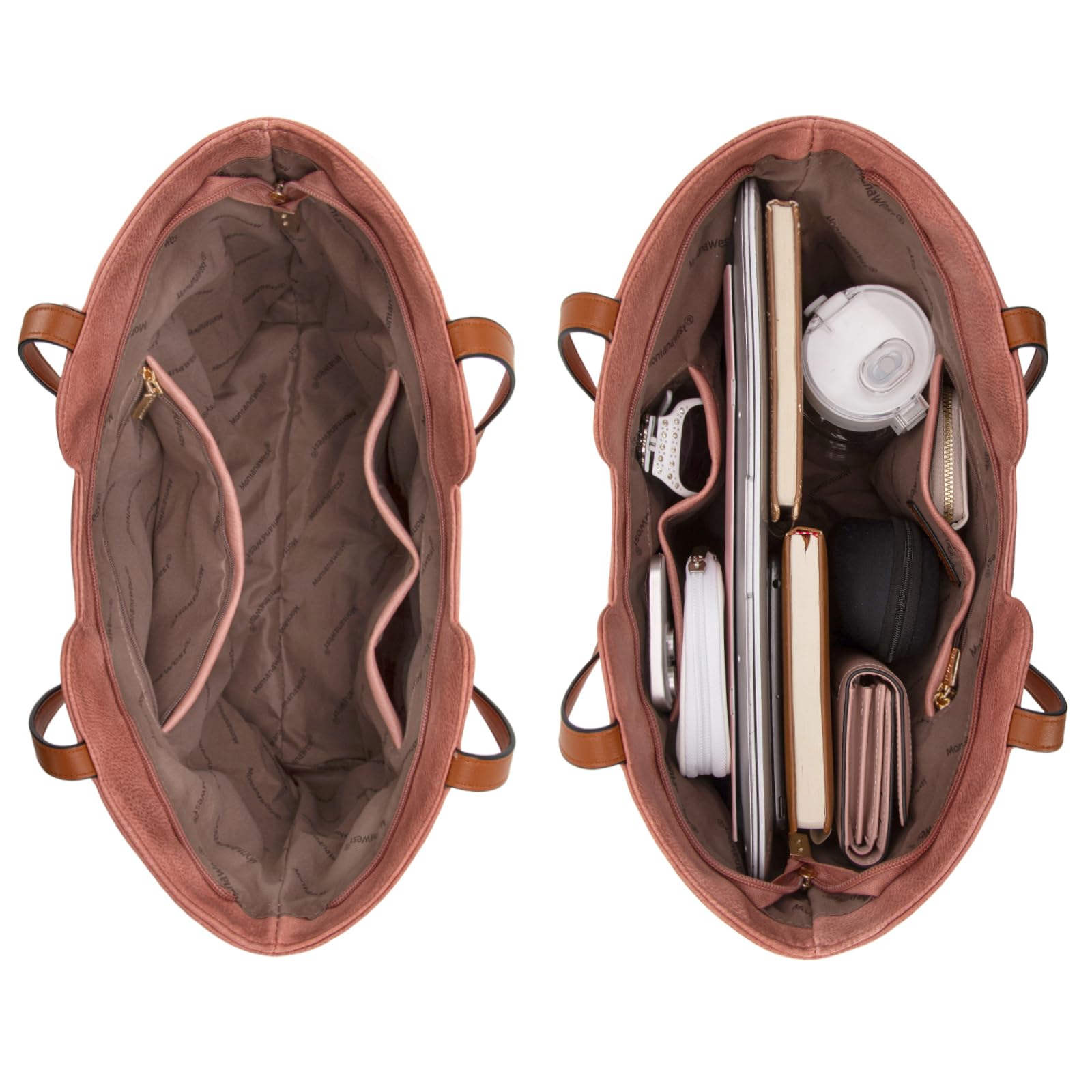 Foto 5 pulgar | Bolso De Mano Montana West Mwc-118smpk De Cuero Vegano Para Mujer - Venta Internacional.