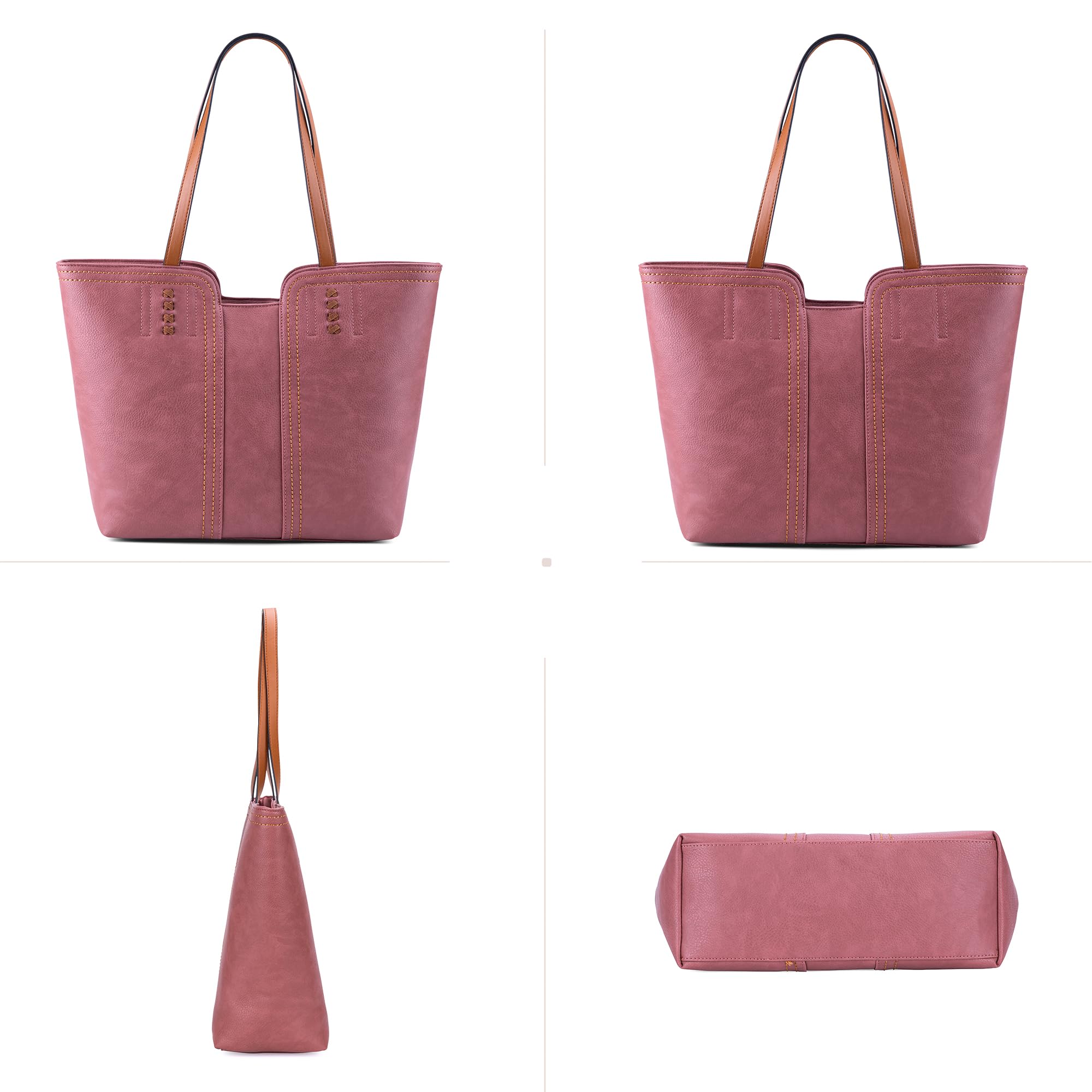 Foto 6 pulgar | Bolso De Mano Montana West Mwc-118smpk De Cuero Vegano Para Mujer - Venta Internacional.