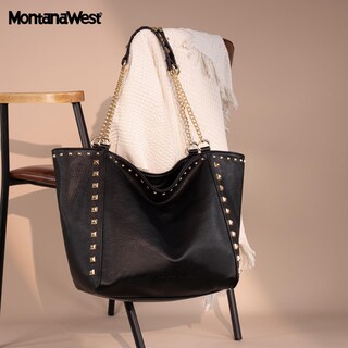 Foto 3 | Bolso De Mano Montana West De Piel Vegana De Gran Tamaño Mwc-2751bk - Venta Internacional.