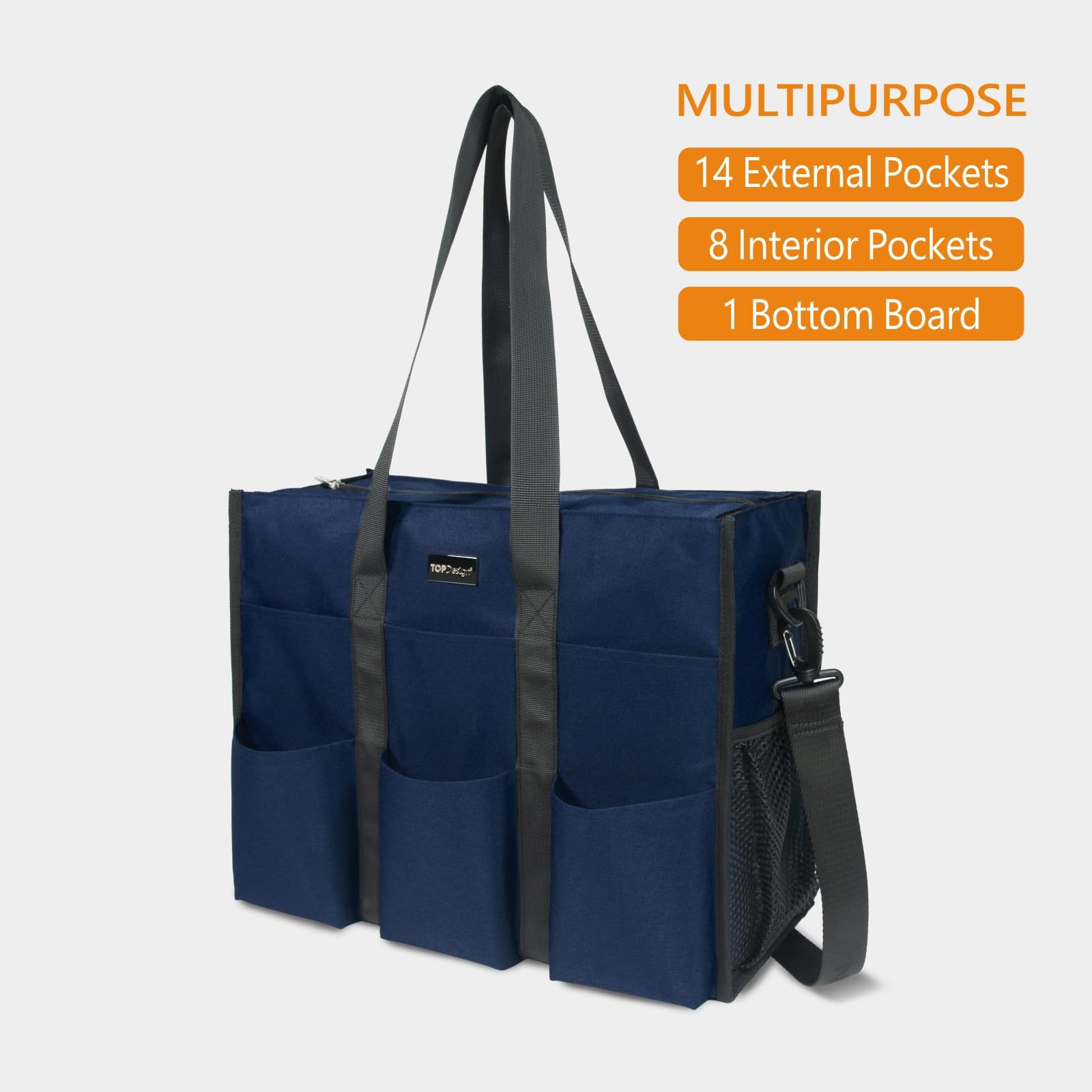 Foto 4 pulgar | Bolsa Topdesign Utility Resistente Al Agua Con 22 Bolsillos, Color Azul - Venta Internacional.