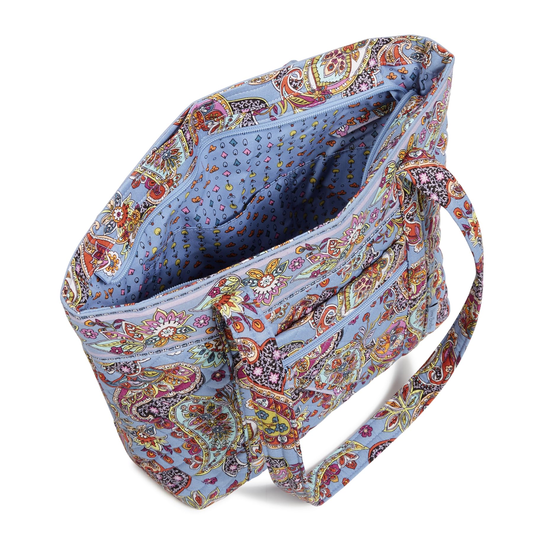 Foto 3 | Bolso De Mano Vera Bradley Small Vera Provence Paisley De Algodón - Venta Internacional.