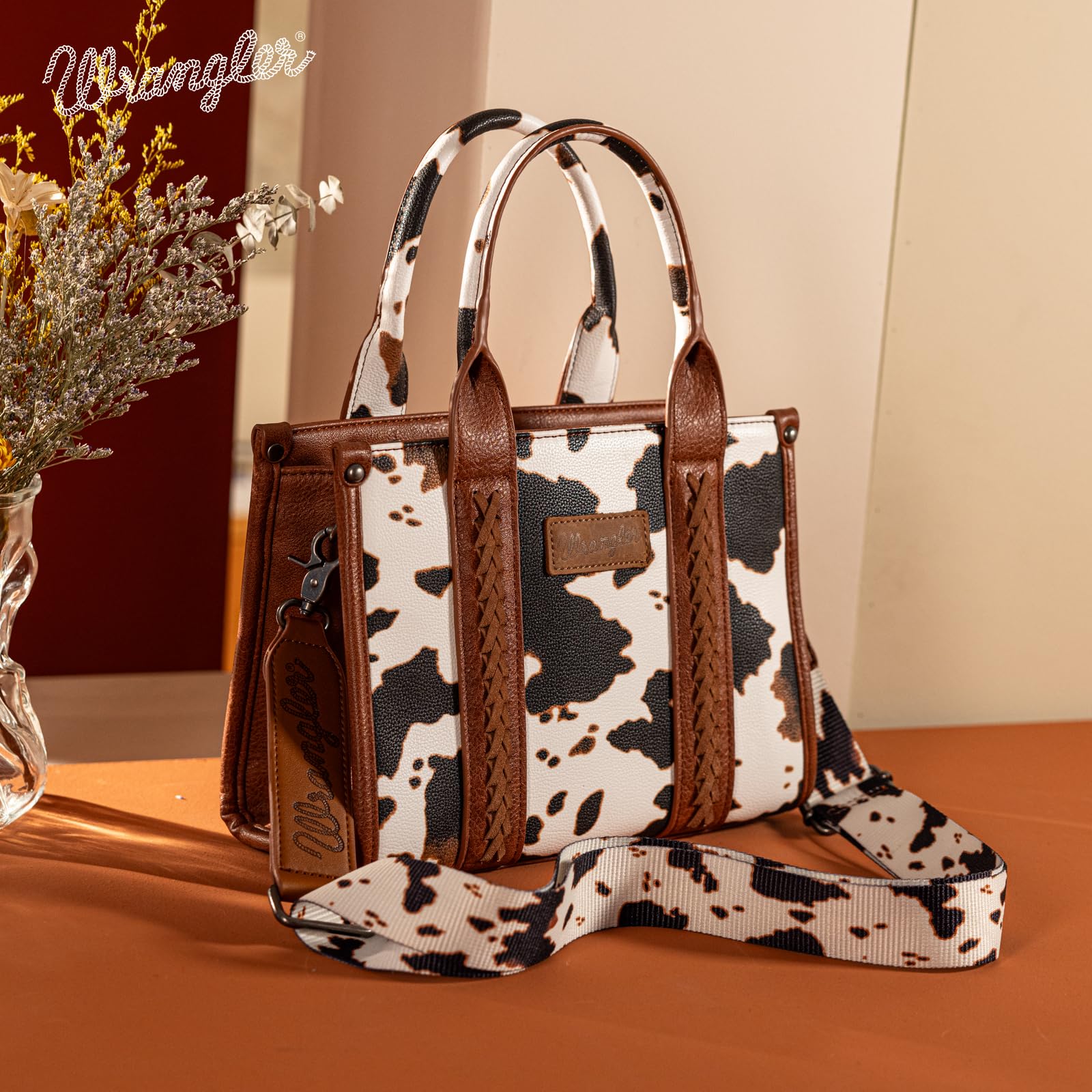 Foto 7 pulgar | Bolso Wrangler Tote Para Mujer Con Asa Superior Y Correa Cruzada - Venta Internacional.