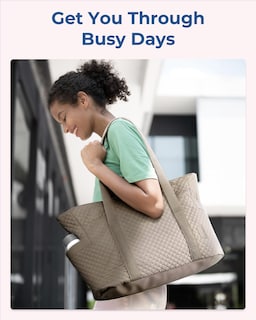 Foto 2 | Bolsa Bagsmart Grande Para Mujer, Viajes, Gimnasio, Trabajo, Marrón Grisáceo - Venta Internacional.