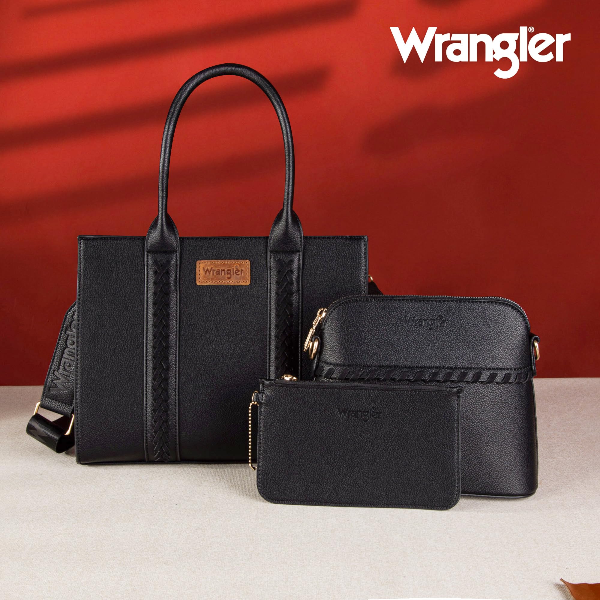 Foto 2 | Bolso Wrangler Wg3-8321bk Para Mujer Con Correa Cruzada - Venta Internacional.