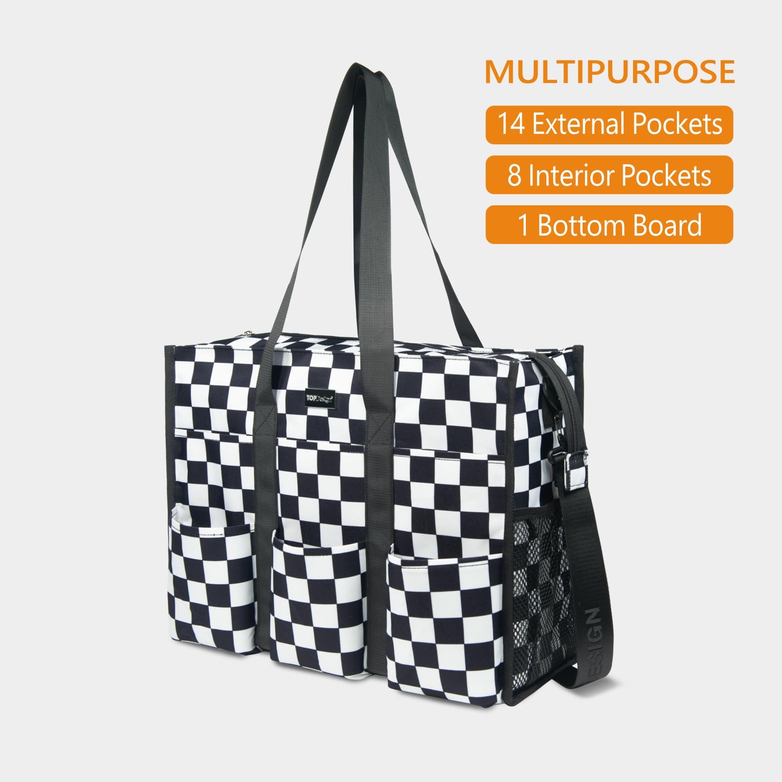 Foto 3 | Bolsa Topdesign Utility Resistente Al Agua Con 22 Bolsillos - Venta Internacional.