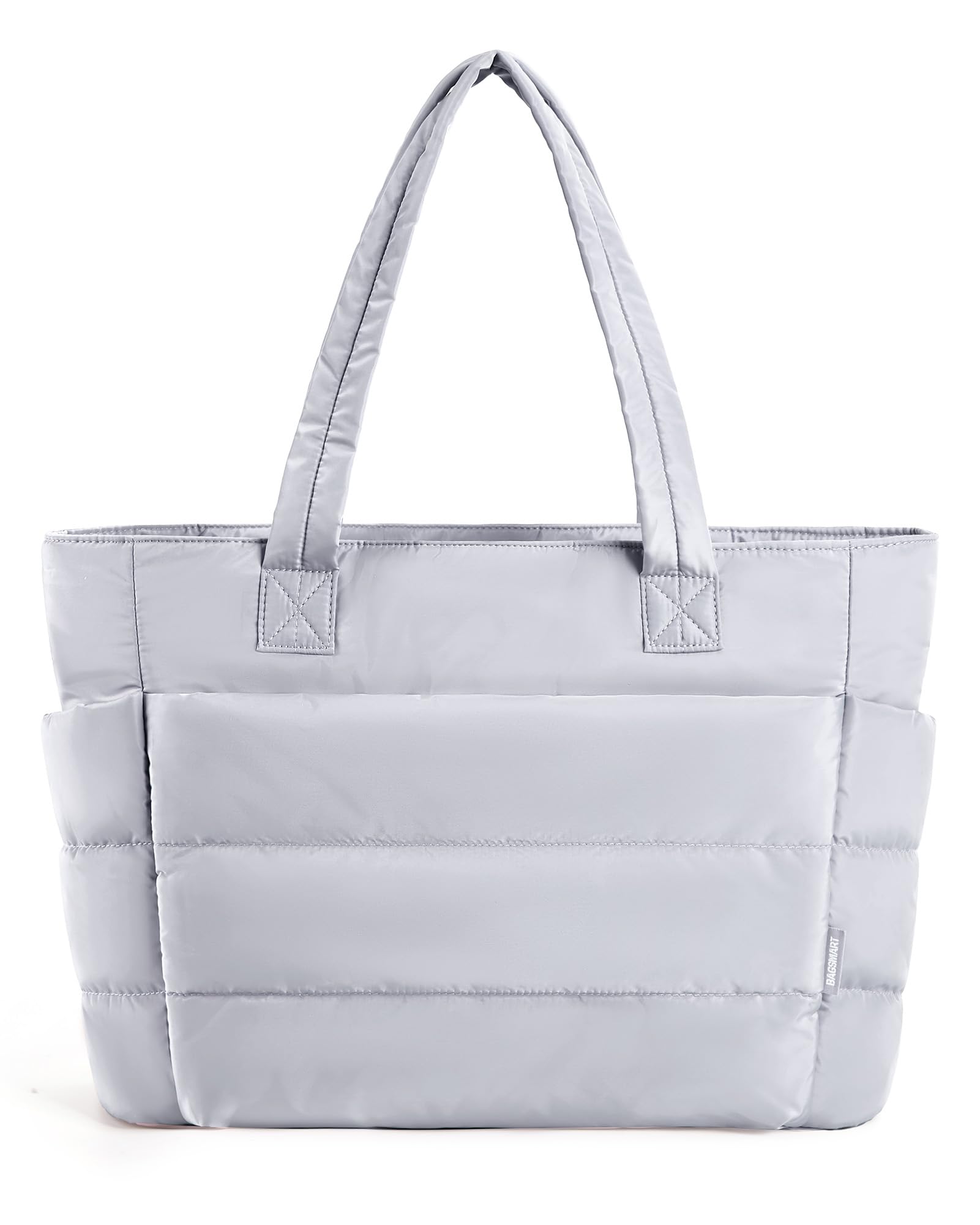 Foto 2 pulgar | Bolsa De Mano Bagsmart Lightweight Puffy Para Mujer, 20 Litros (gris) - Venta Internacional.