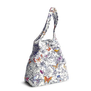 Foto 2 | Bolsa Vera Bradley Premium Cotton Small Original Wing + Bloom - Venta Internacional.