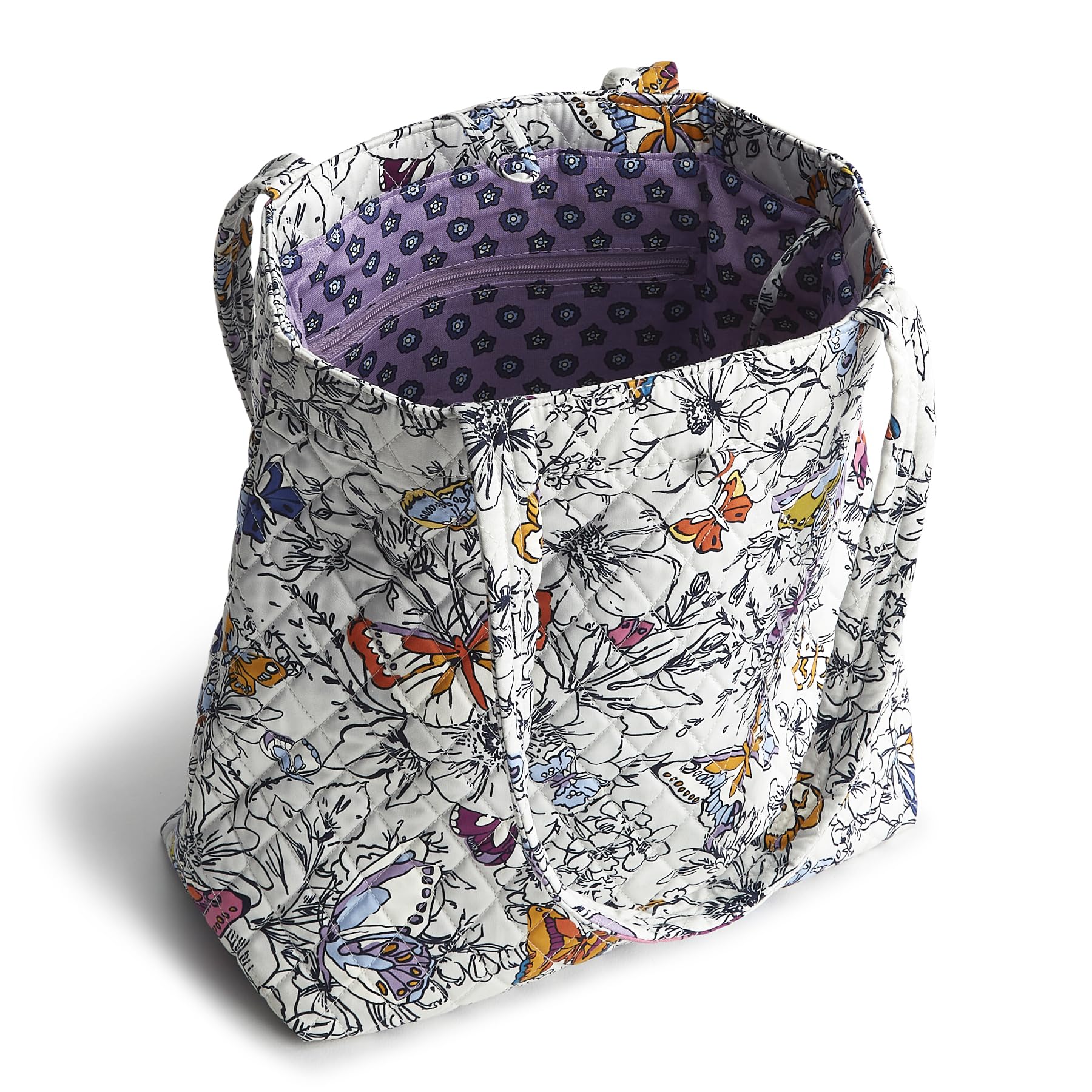 Foto 4 pulgar | Bolsa Vera Bradley Premium Cotton Small Original Wing + Bloom - Venta Internacional.
