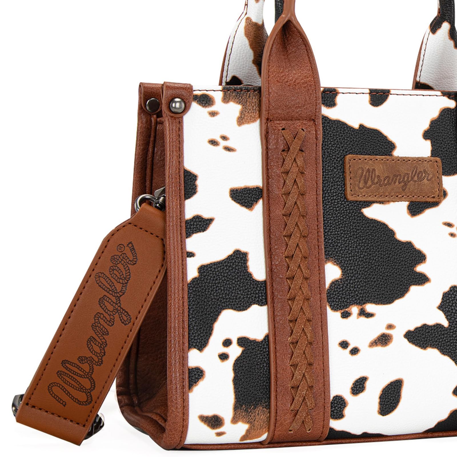 Foto 4 pulgar | Bolso Wrangler Con Estampado De Vaca Para Mujer Brown Xy Wg133-8120sbr - Venta Internacional.