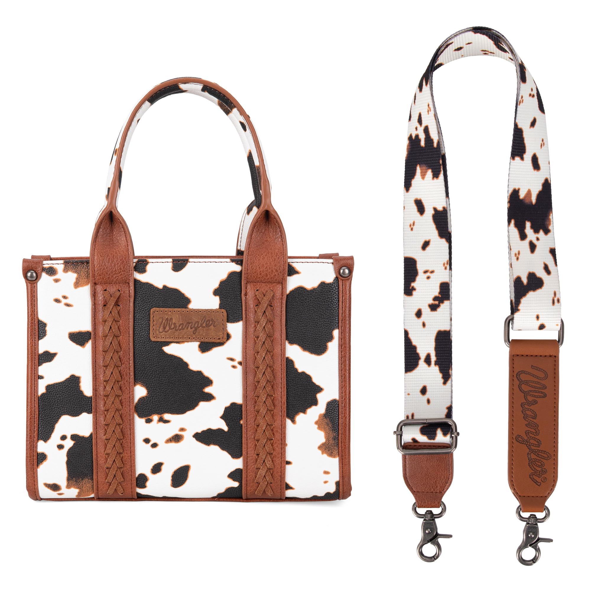Foto 5 pulgar | Bolso Wrangler Con Estampado De Vaca Para Mujer Brown Xy Wg133-8120sbr - Venta Internacional.