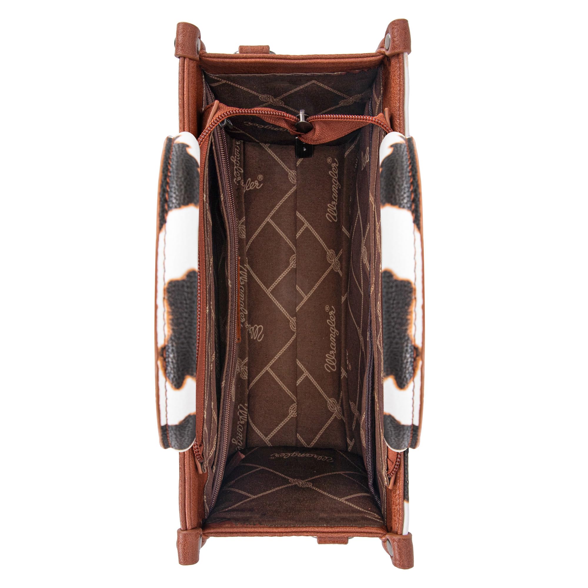 Foto 7 pulgar | Bolso Wrangler Con Estampado De Vaca Para Mujer Brown Xy Wg133-8120sbr - Venta Internacional.