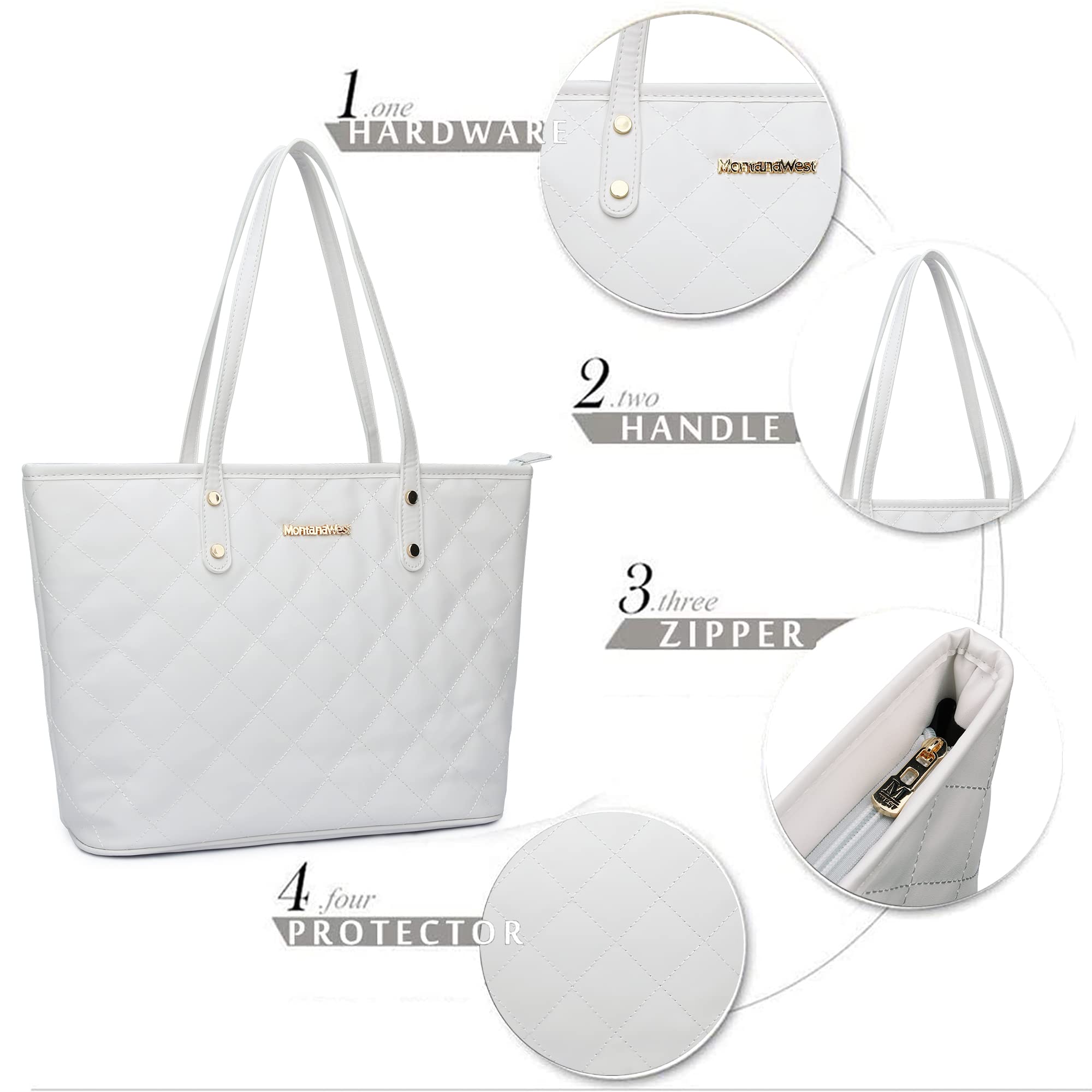 Foto 5 pulgar | Bolso De Hombro Acolchado Montana West Para Mujer - Venta Internacional.
