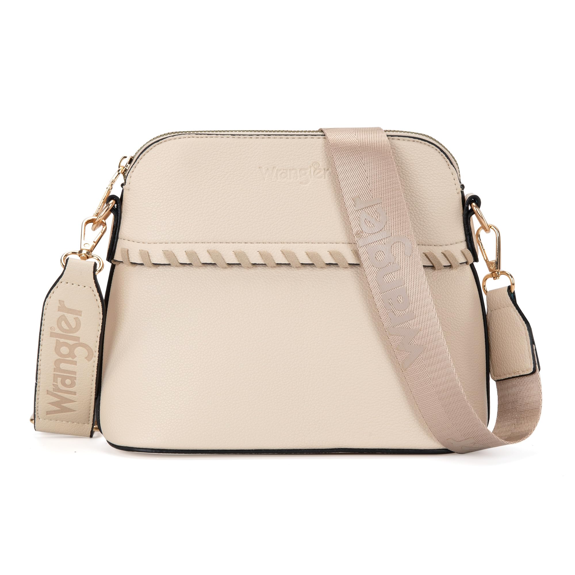 Foto 7 pulgar | Bolso De Mano Wrangler Wg3-8321bg Para Mujer, Color Beige, Con Juego De 3 Piezas - Venta Internacional.