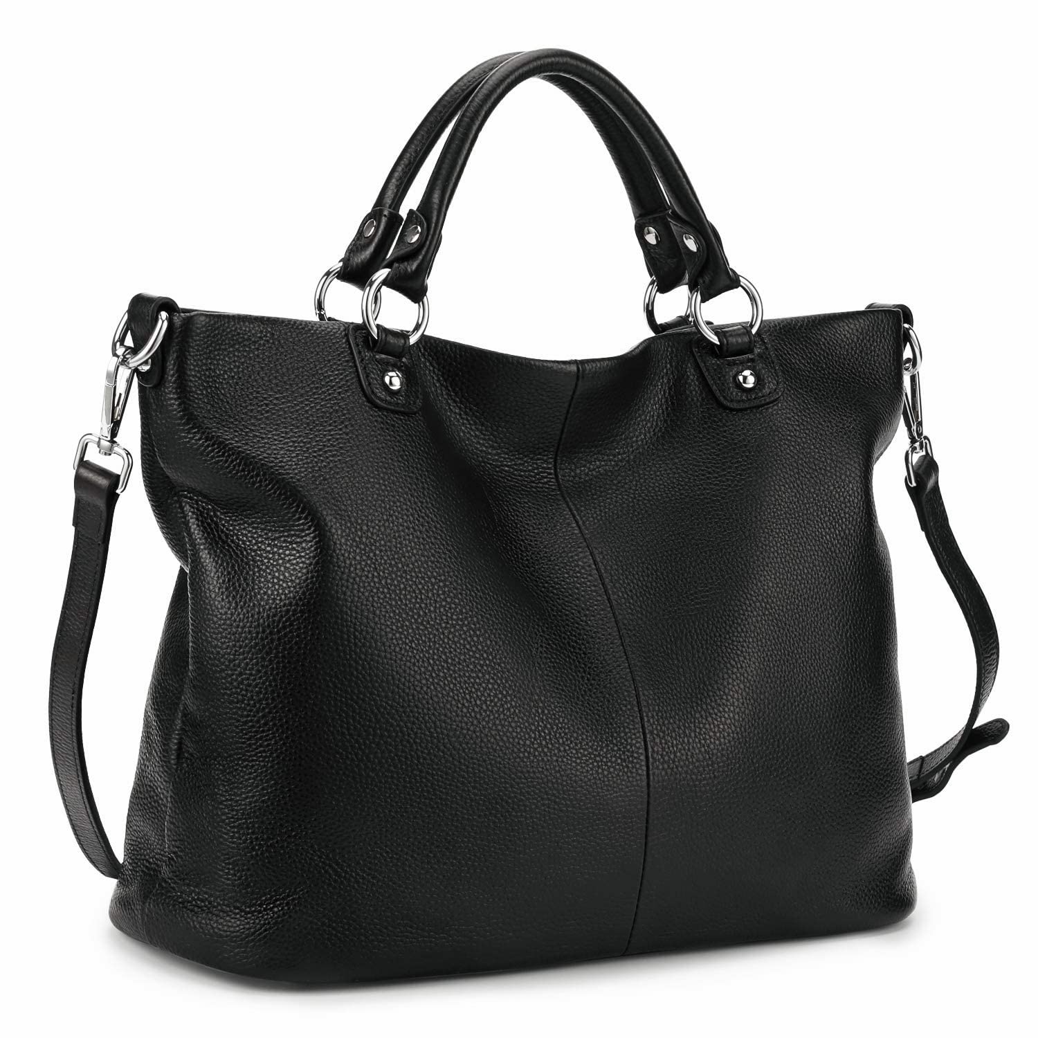 Foto 2 pulgar | Bolso De Mano Kattee Con Parte Superior De Piel Suave Para Mujer - Venta Internacional.